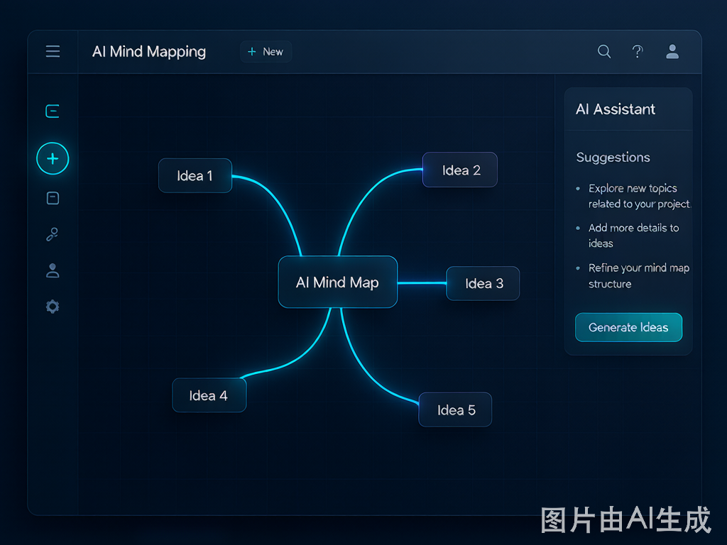 nbMind AI思维画布界面